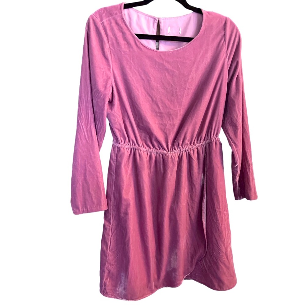J. Crew Long-Sleeve‎ Velvet Dress with Tulip Hem 12